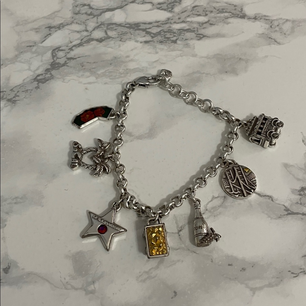 Brighton California State Charms Bracelet